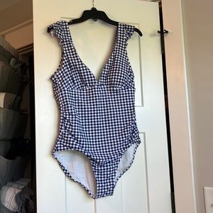 Gingham One Piece
